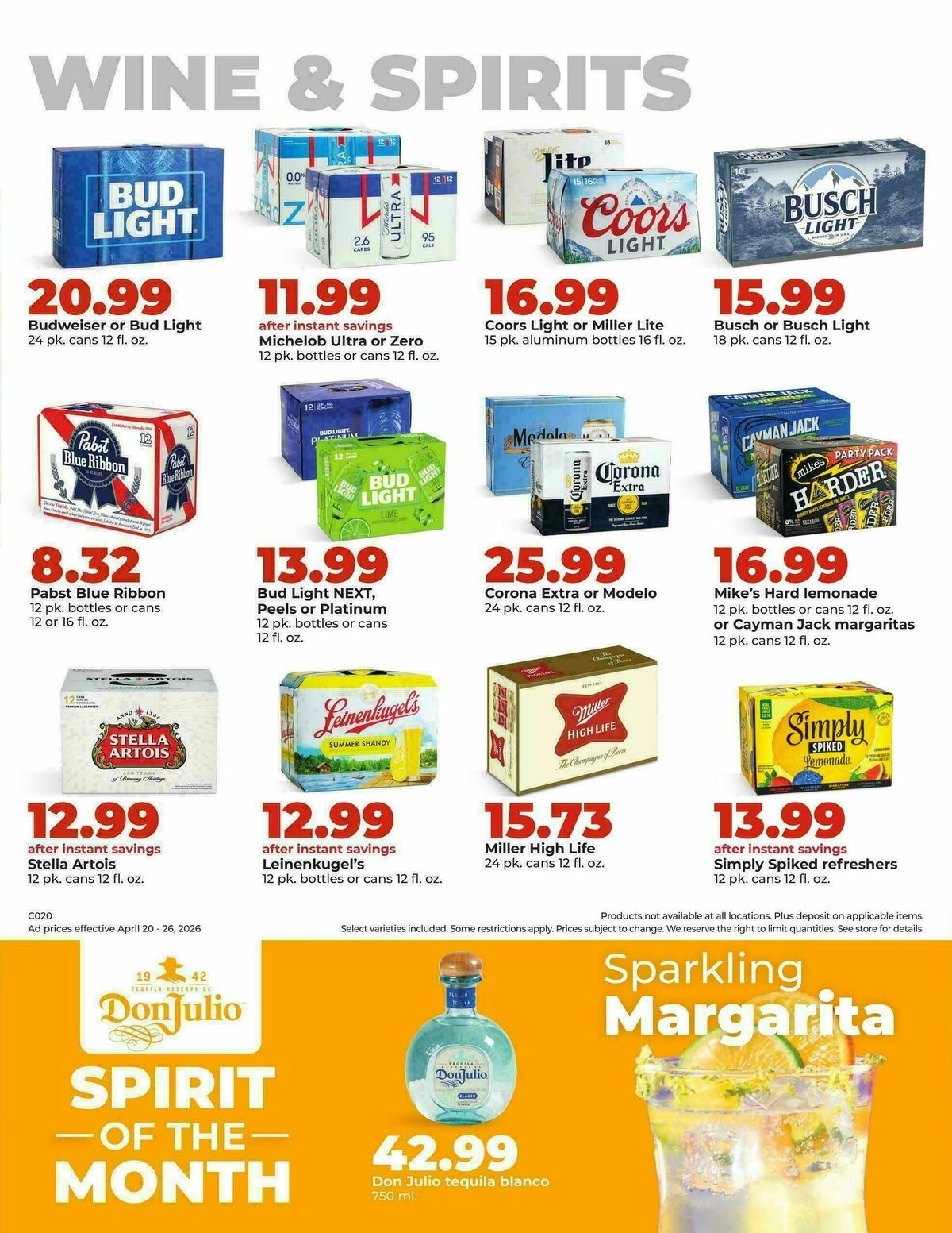 Hy-Vee Weekly Ad from April 20