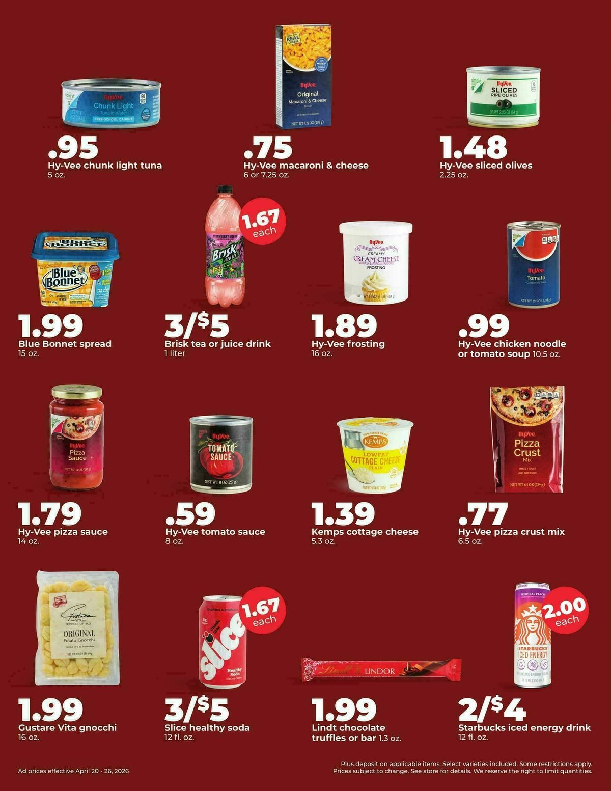 Hy-Vee Weekly Ad from April 20