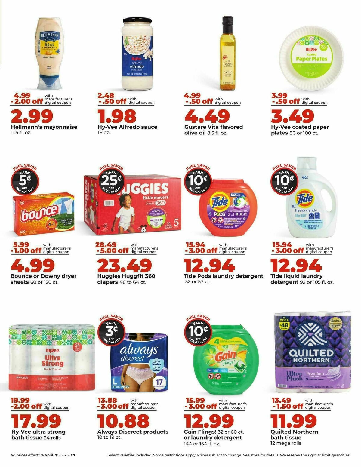 Hy-Vee Weekly Ad from April 20