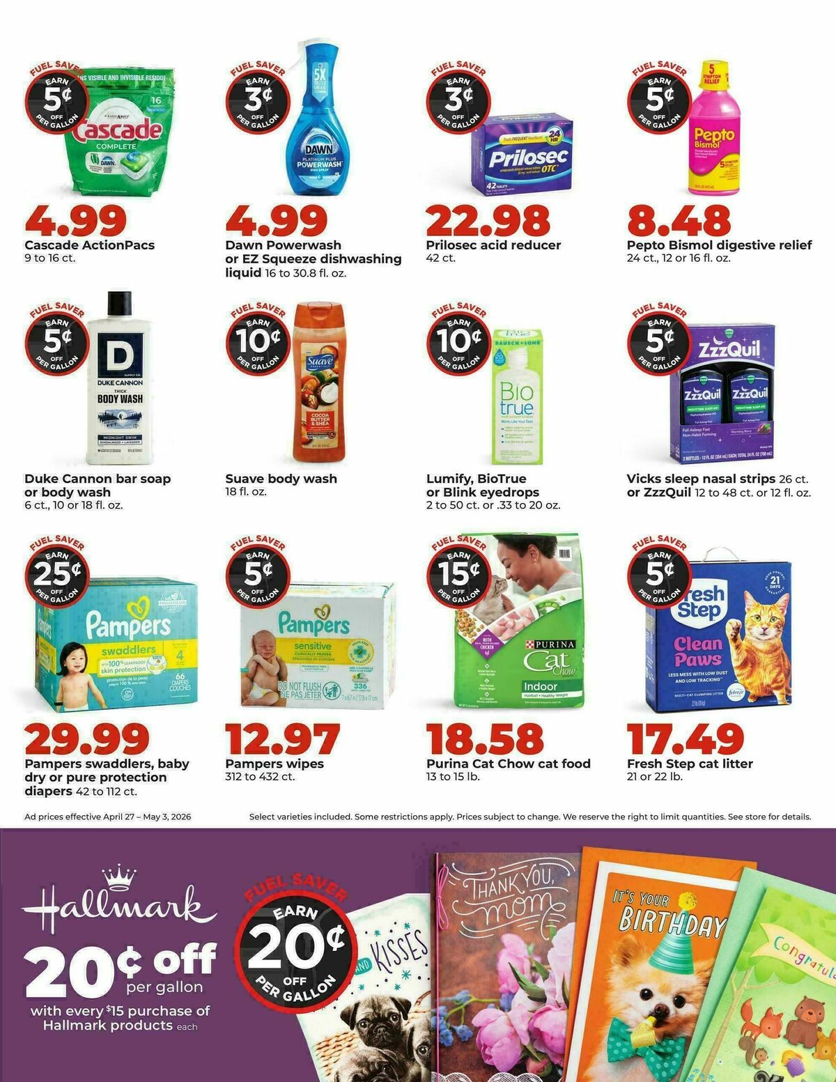 Hy-Vee Weekly Ad from April 27