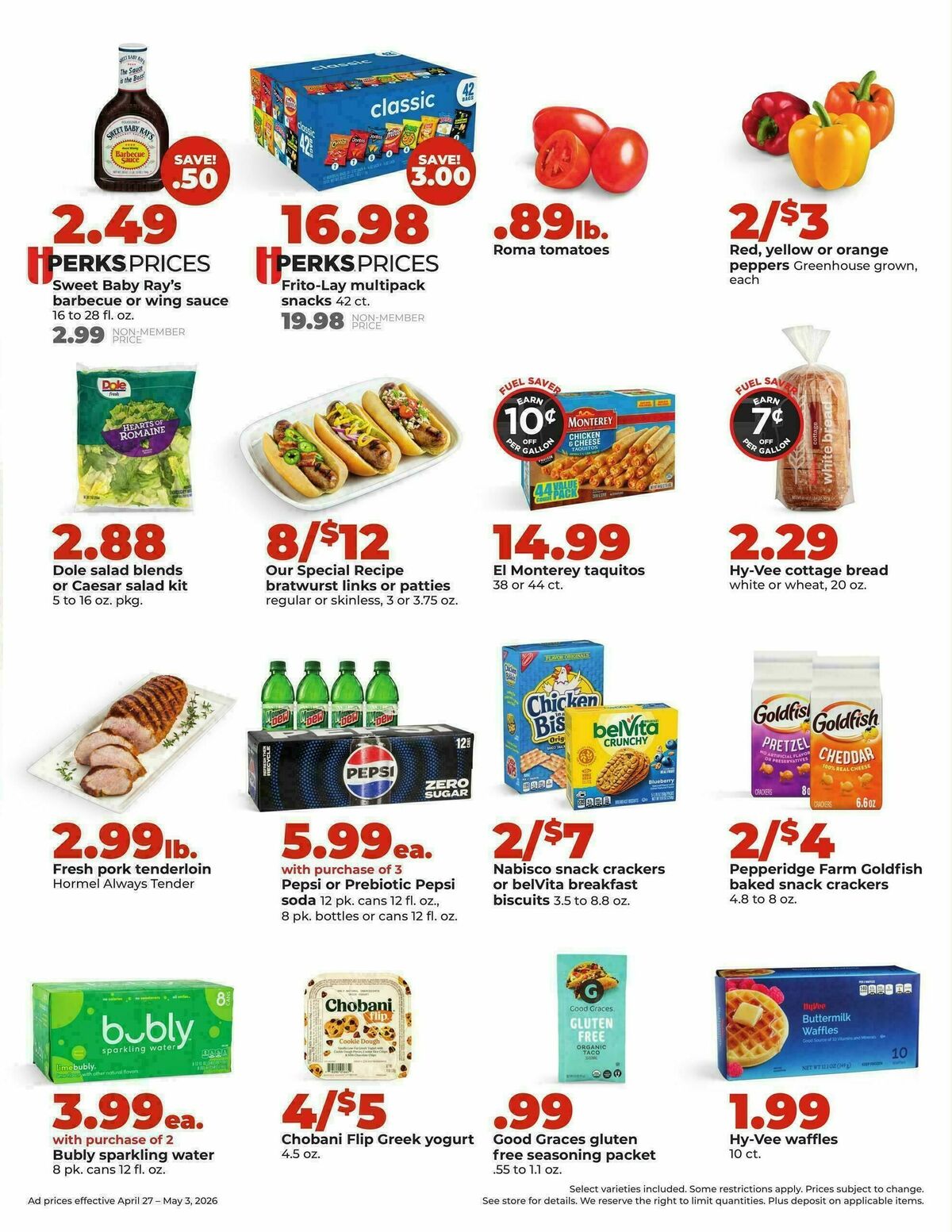 Hy-Vee Weekly Ad from April 27