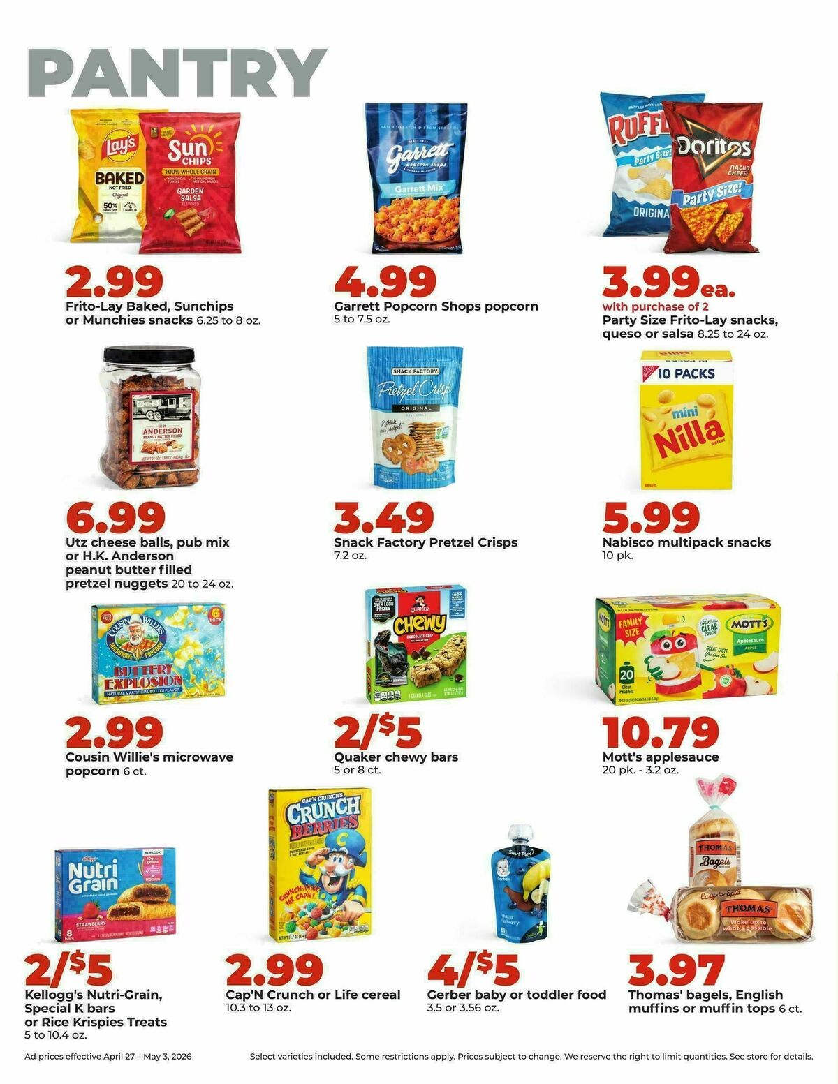 Hy-Vee Weekly Ad from April 27