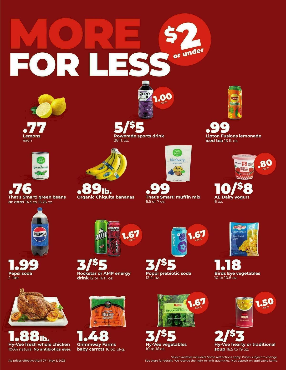 Hy-Vee Weekly Ad from April 27