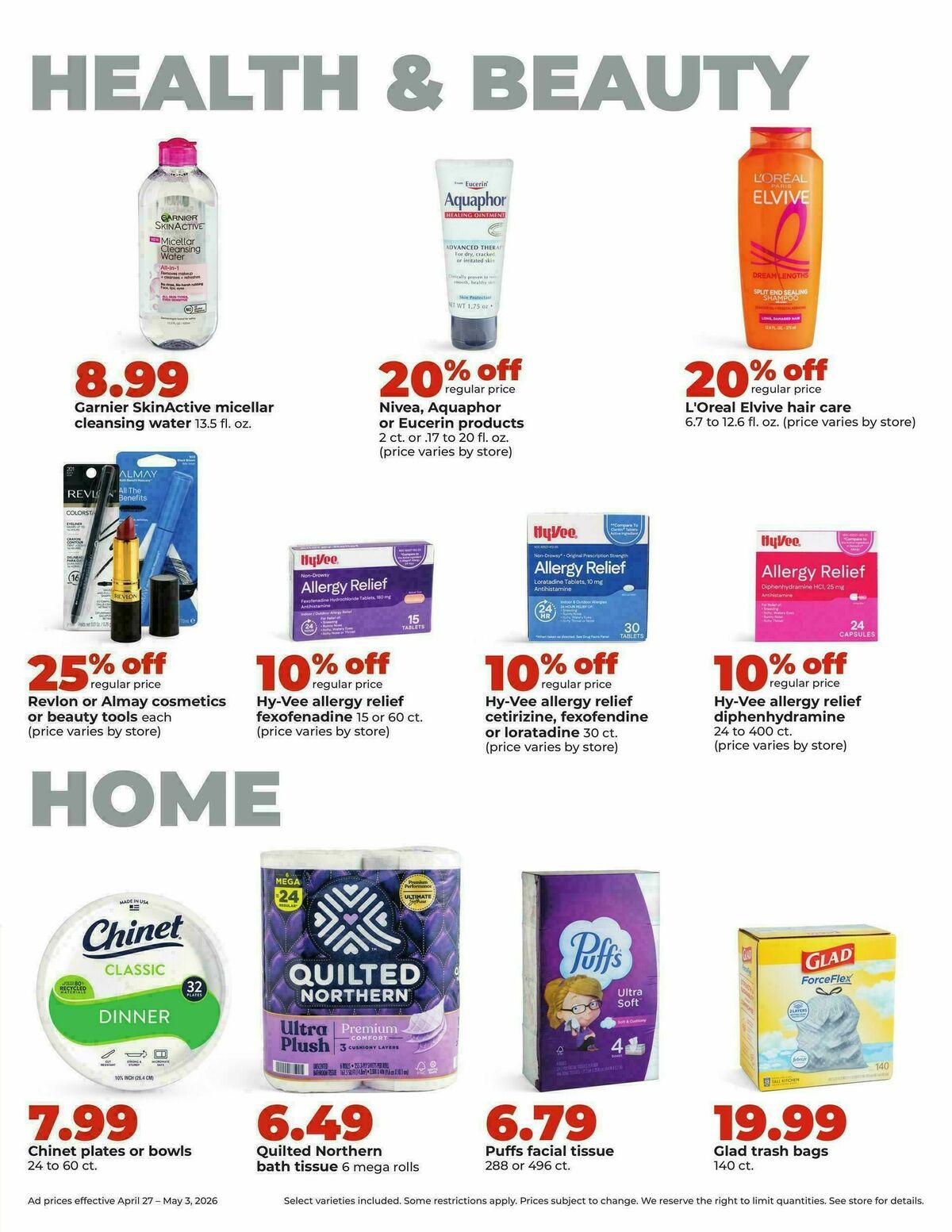 Hy-Vee Weekly Ad from April 27