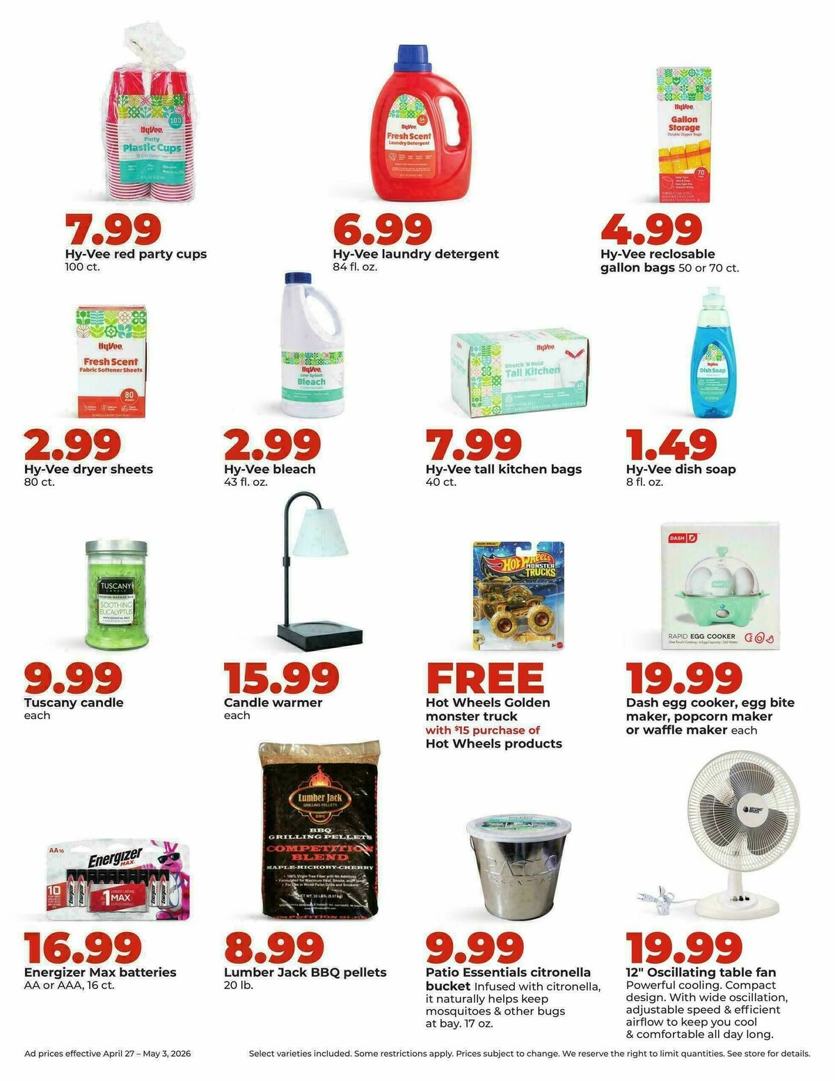 Hy-Vee Weekly Ad from April 27