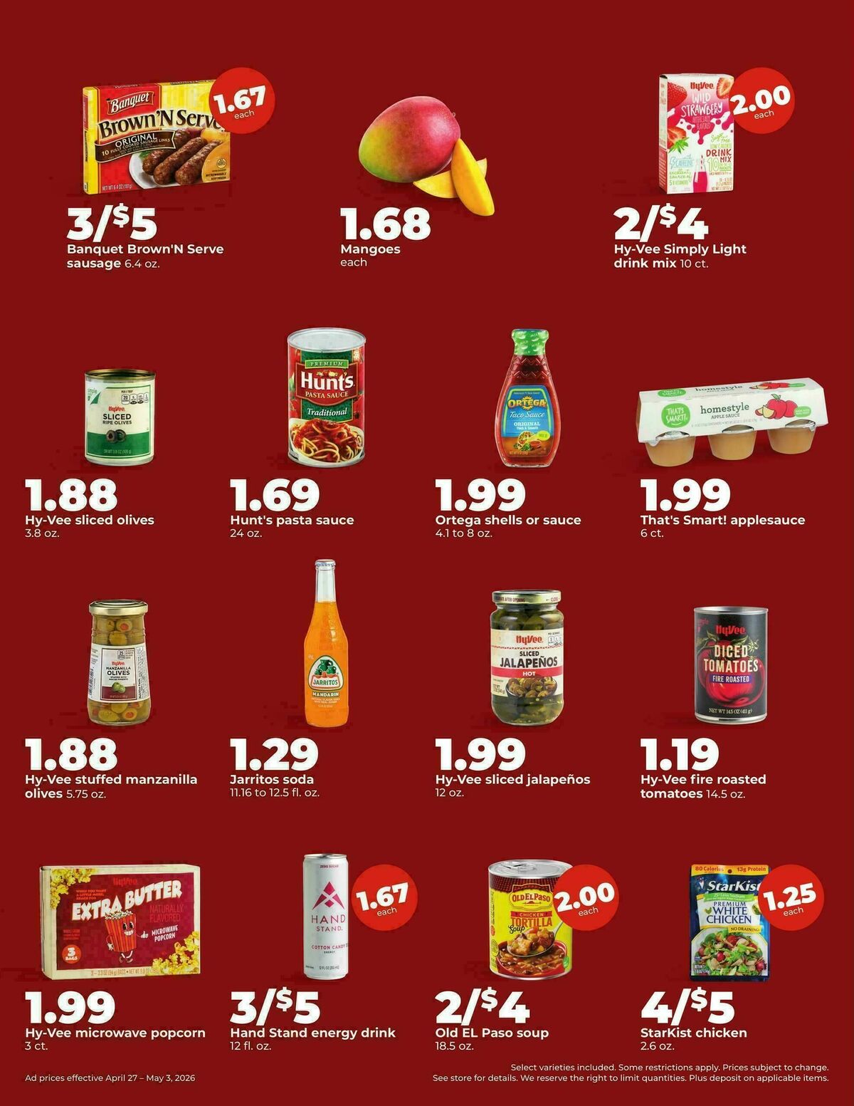 Hy-Vee Weekly Ad from April 27