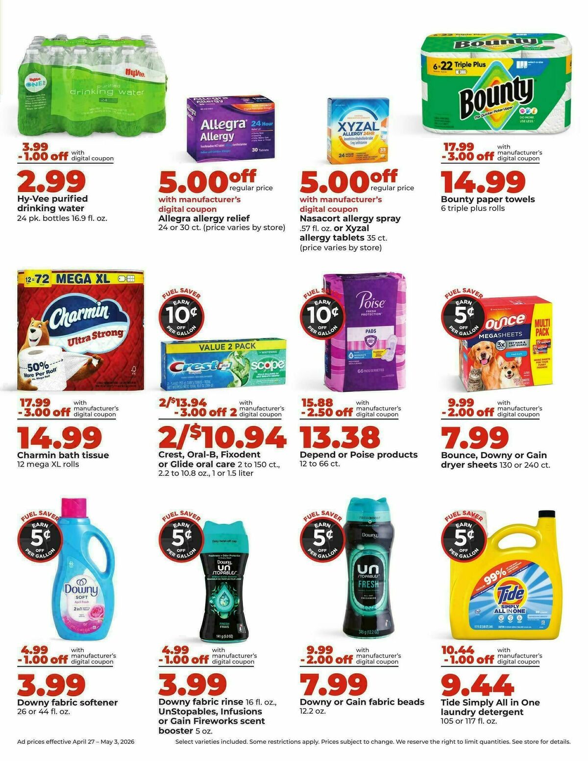 Hy-Vee Weekly Ad from April 27