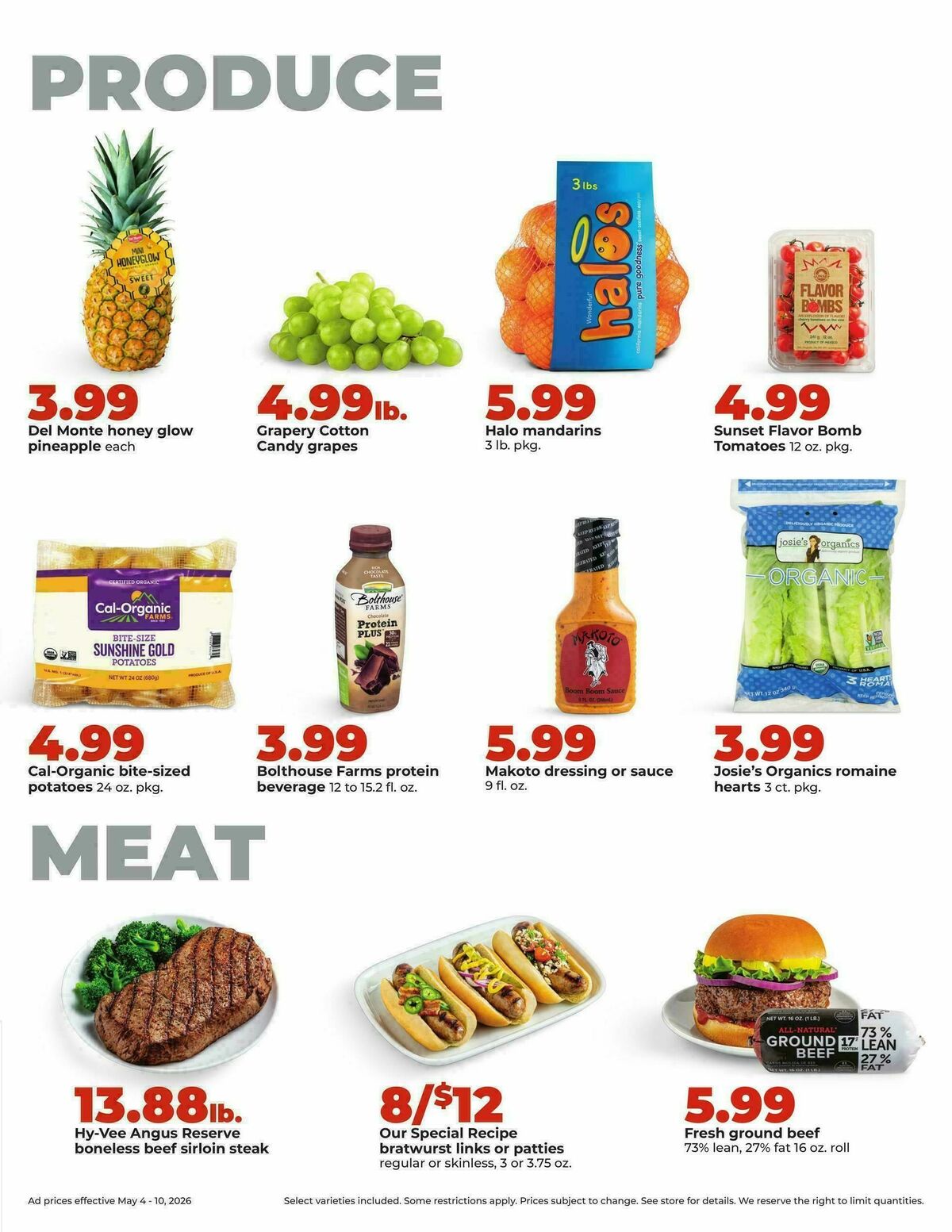 Hy-Vee Weekly Ad from May 4