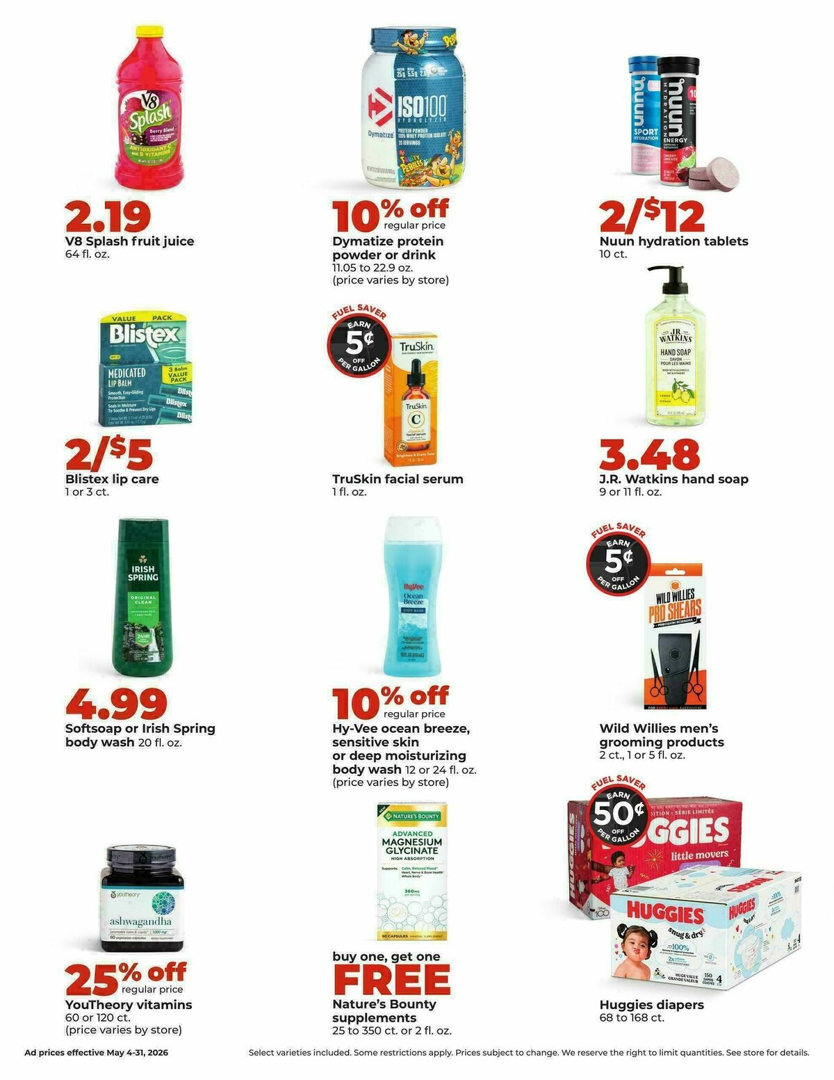 Hy-Vee DEALS GOOD ALL MONTH LONG! Weekly Ad from May 4