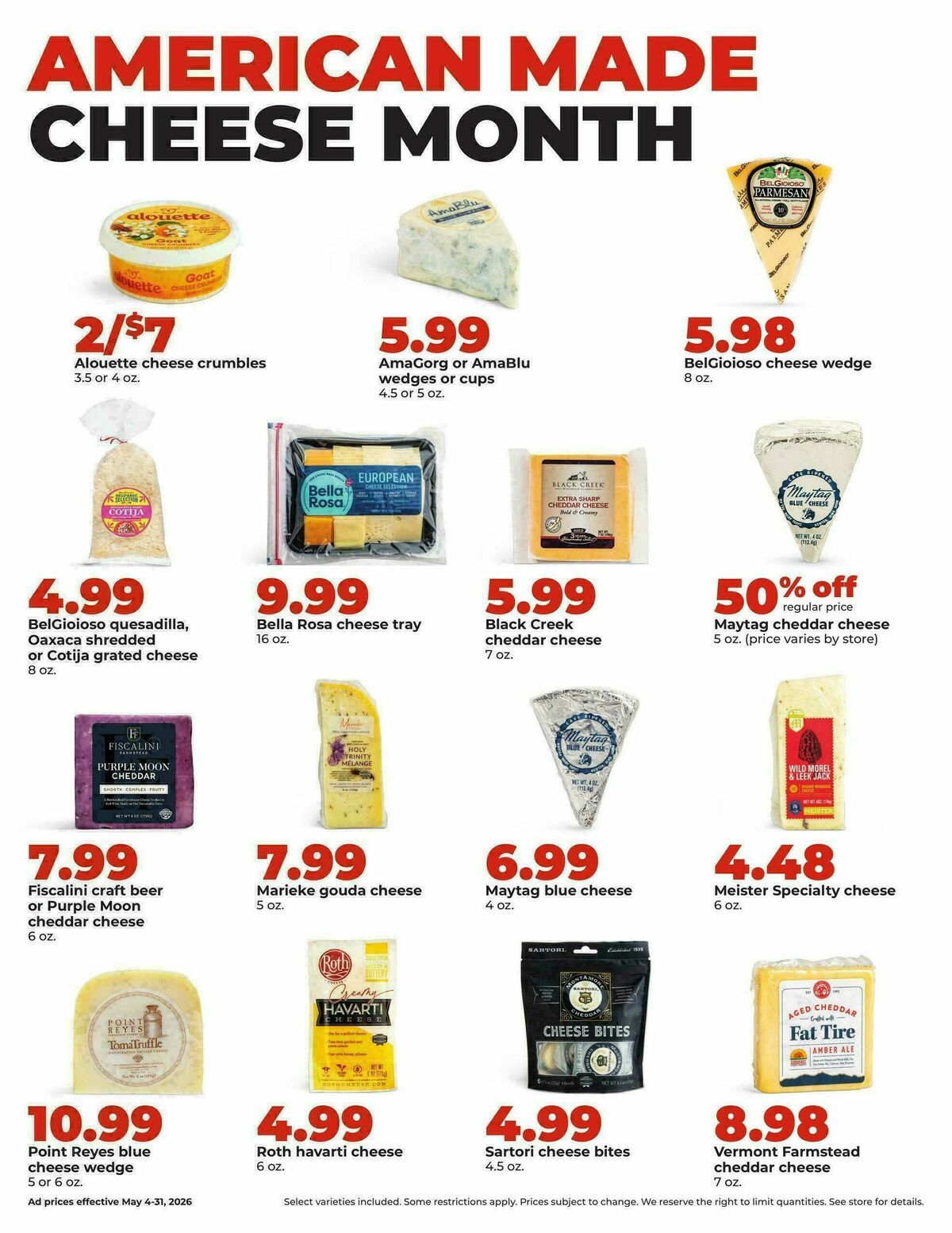 Hy-Vee DEALS GOOD ALL MONTH LONG! Weekly Ad from May 4