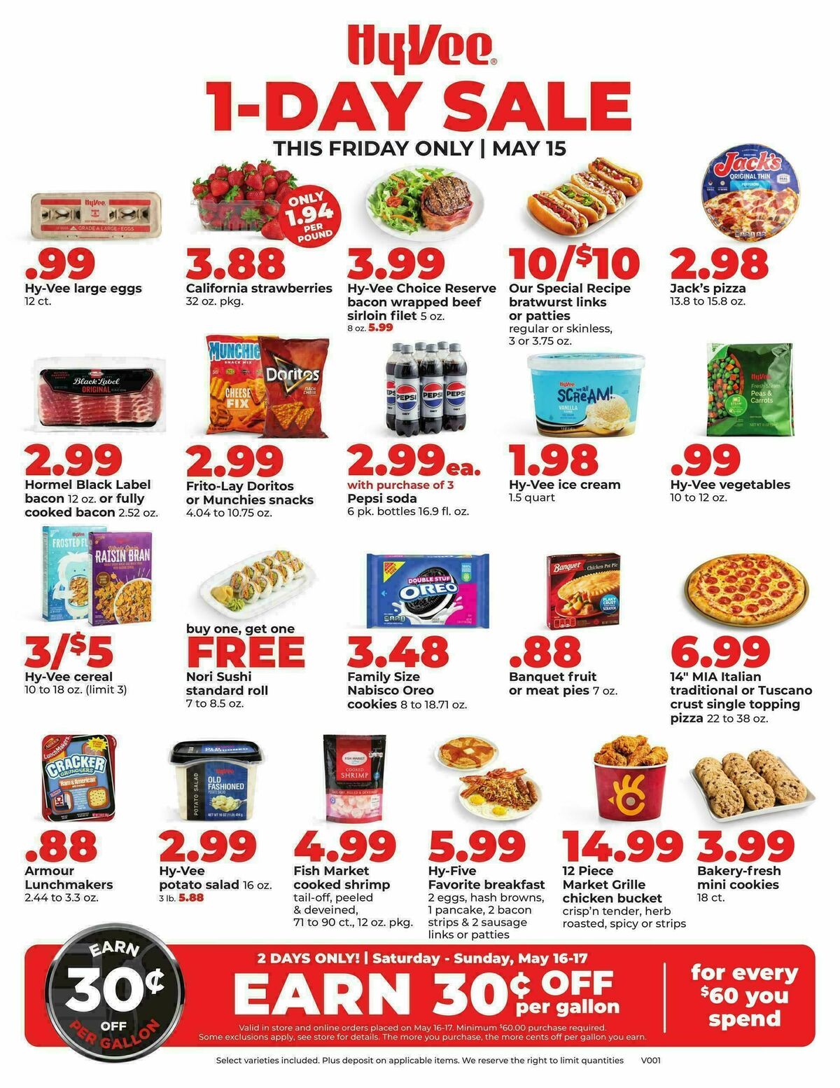 Hy-Vee 1-Day Sale Weekly Ad from May 15