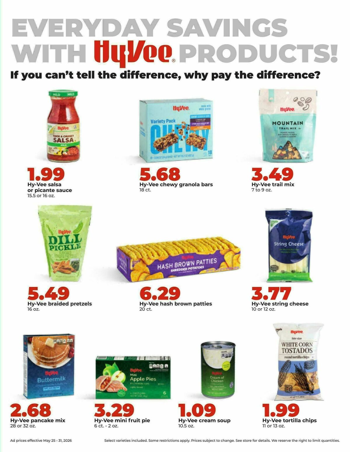 Hy-Vee Weekly Ad from May 25