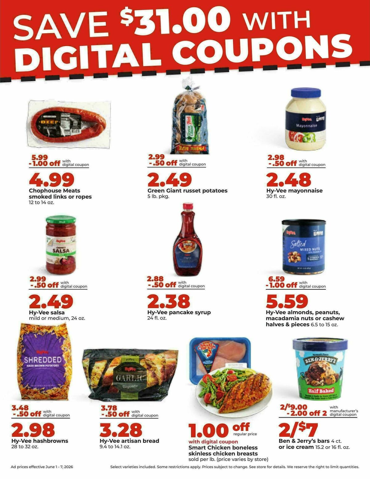 Hy-Vee Weekly Ad from June 1