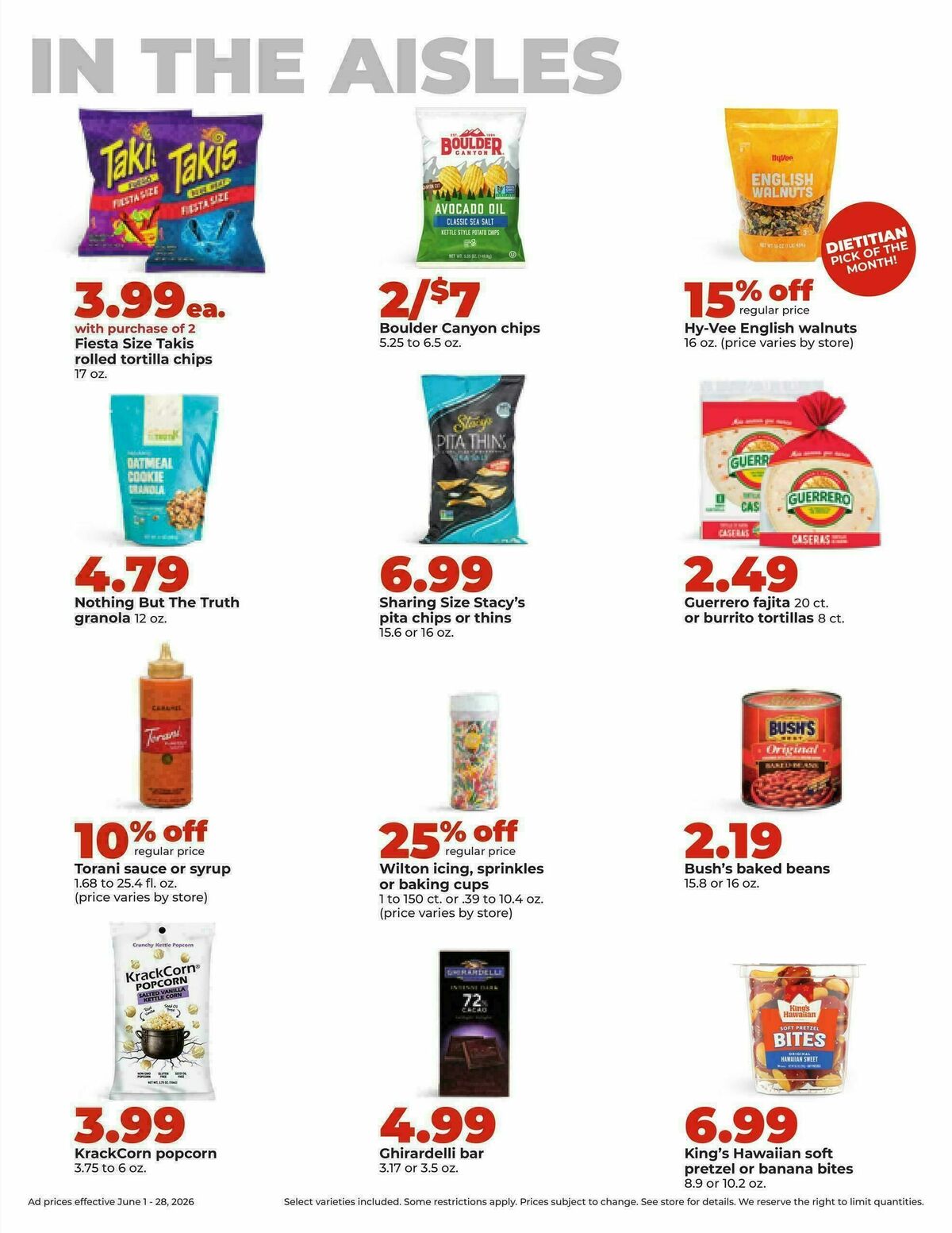 Hy-Vee DEALS GOOD ALL MONTH LONG! Weekly Ad from June 1