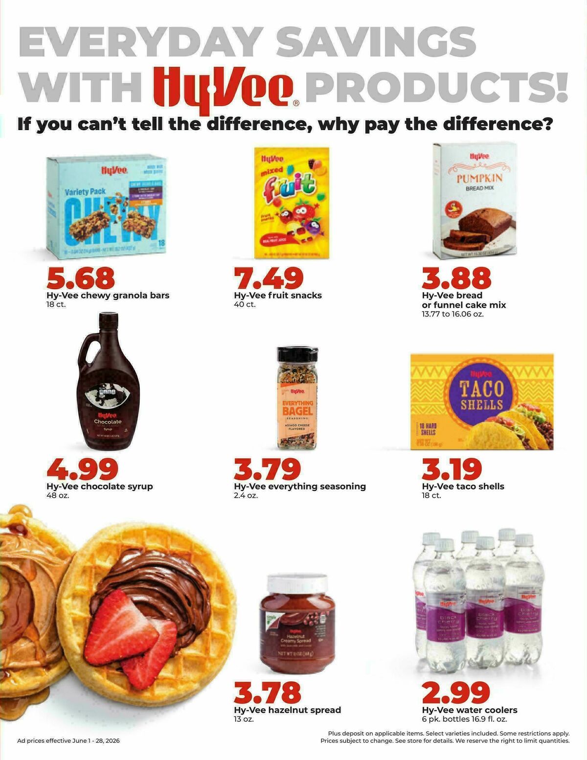 Hy-Vee DEALS GOOD ALL MONTH LONG! Weekly Ad from June 1