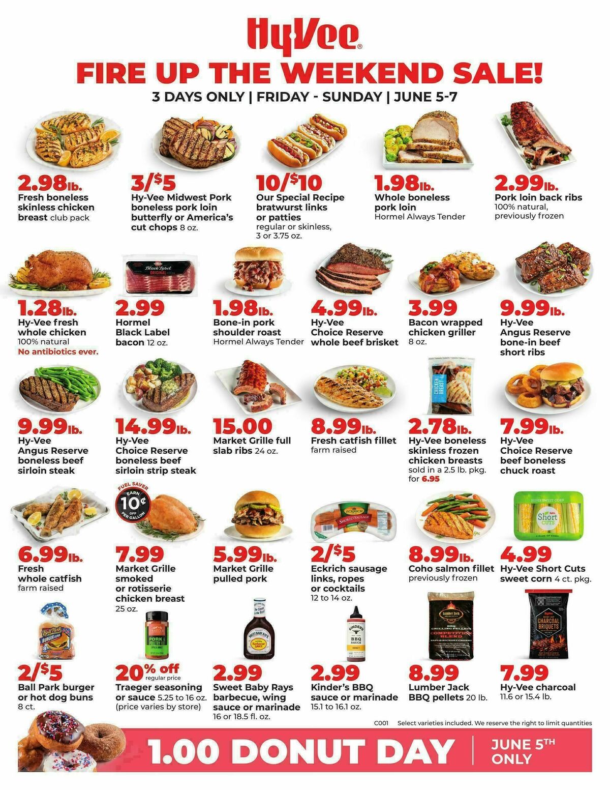 Hy-Vee FIRE UP THE WEEKEND SALE Weekly Ad from June 5