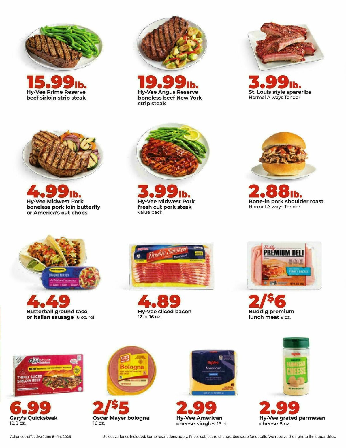 Hy-Vee Weekly Ad from June 8