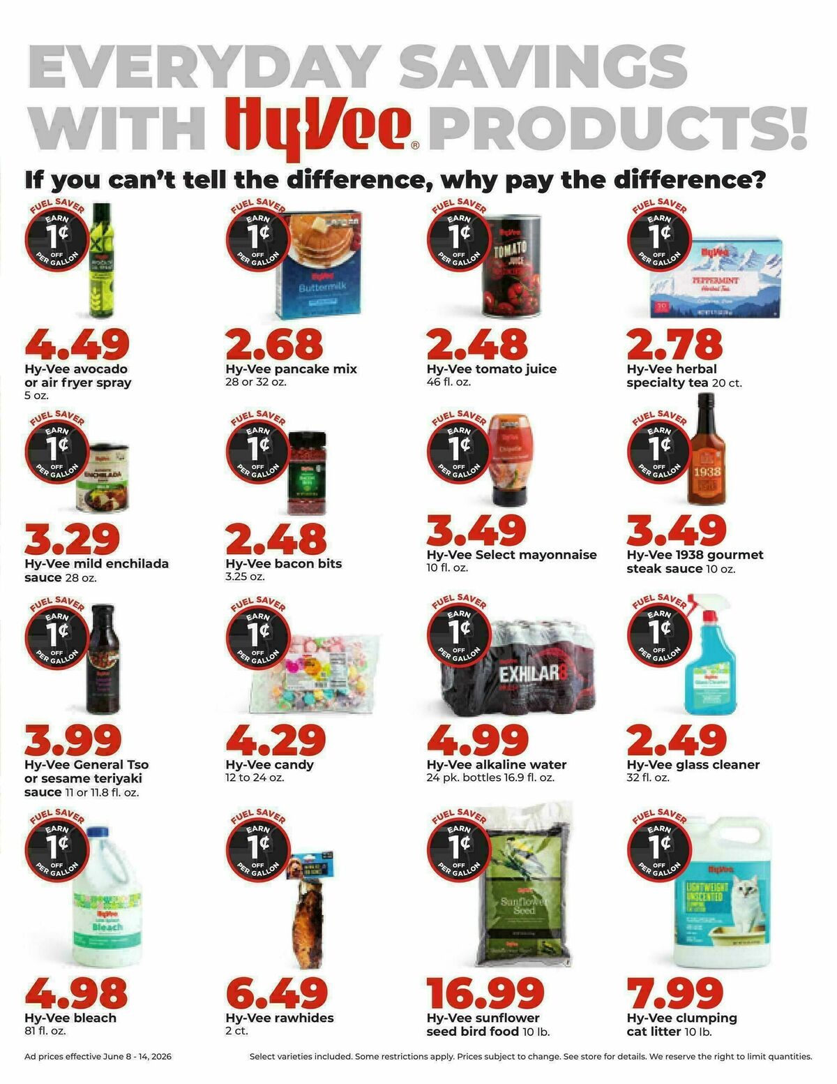 Hy-Vee Weekly Ad from June 8