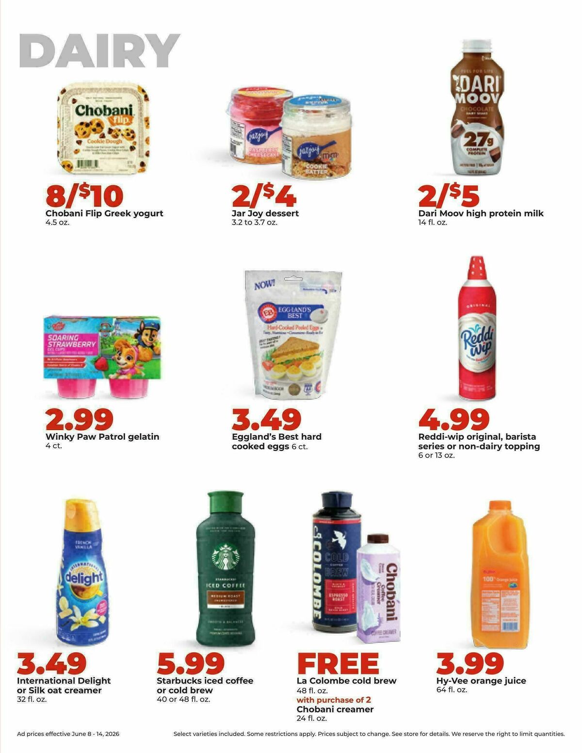 Hy-Vee Weekly Ad from June 8