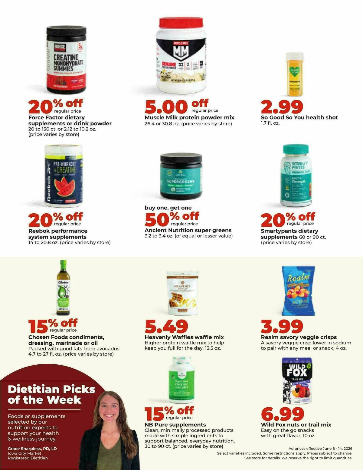 Hy-Vee Weekly Ad from June 8