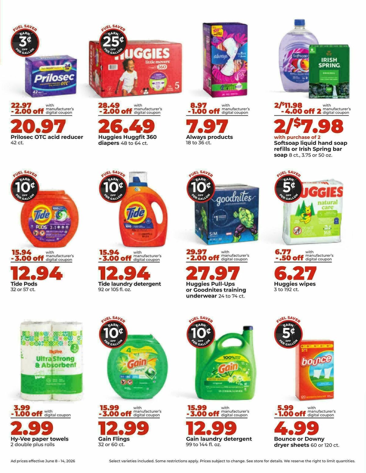 Hy-Vee Weekly Ad from June 8
