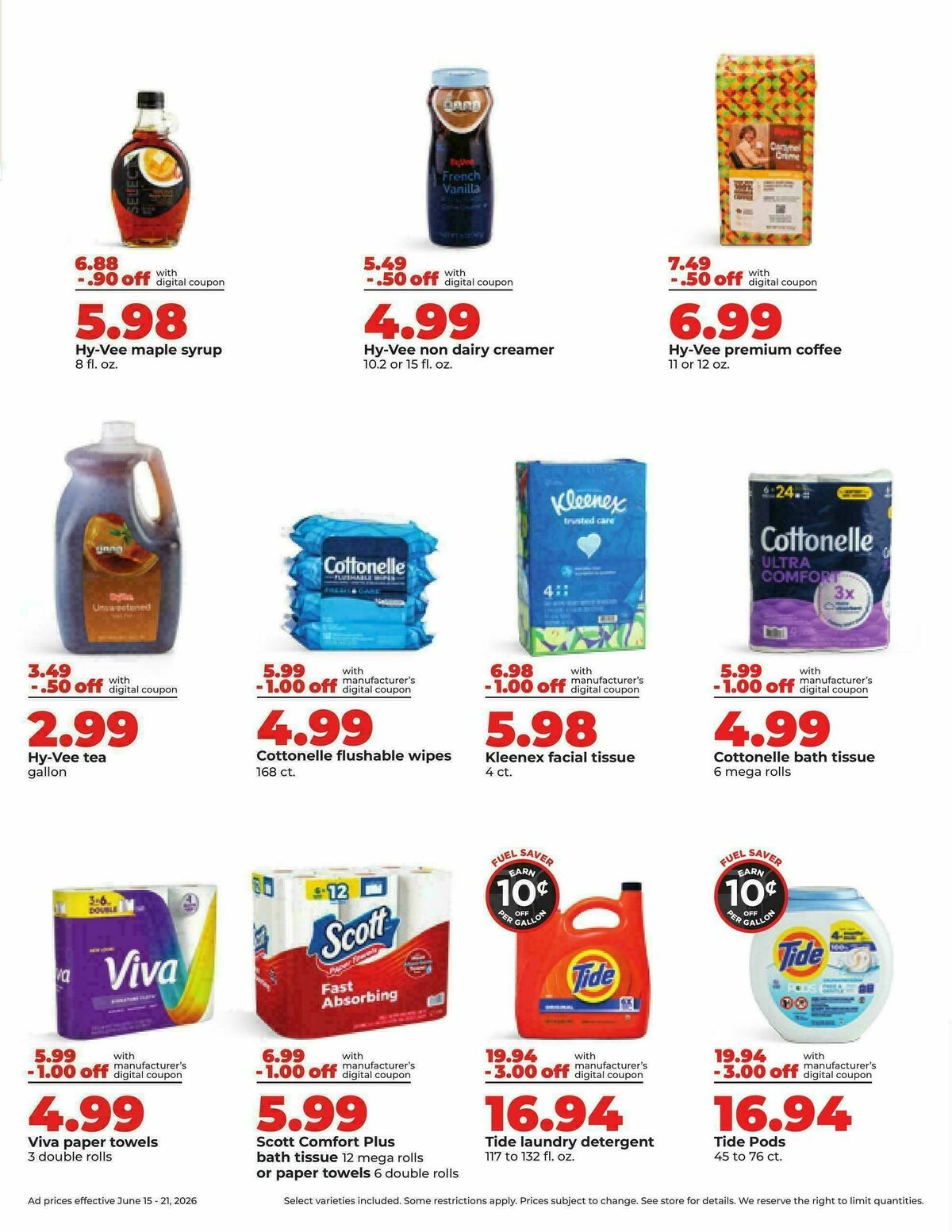 Hy-Vee Weekly Ad from June 15