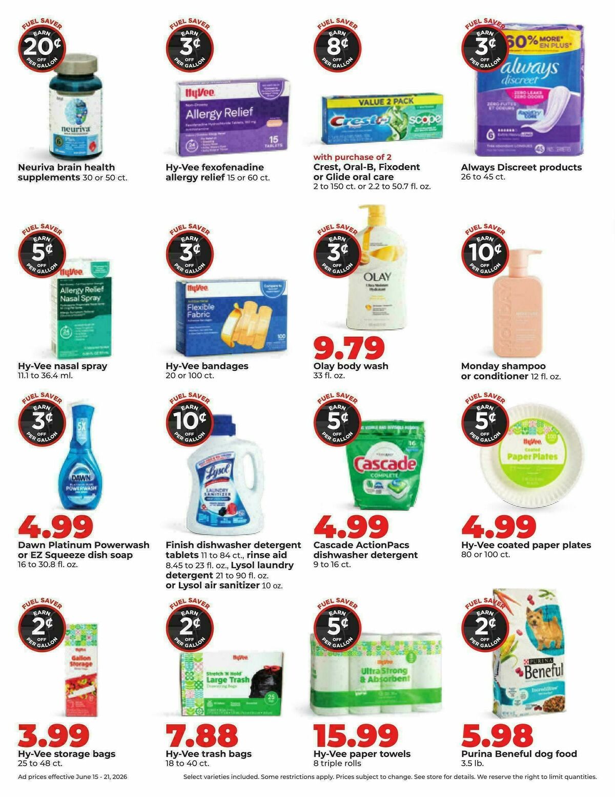Hy-Vee Weekly Ad from June 15