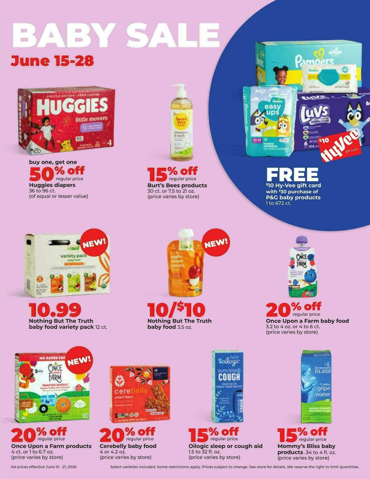 Hy-Vee Weekly Ad from June 15