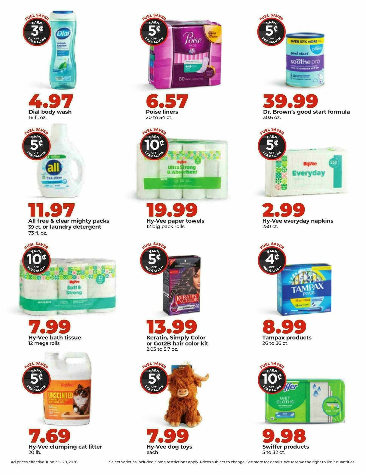 Hy-Vee Weekly Ad from June 22