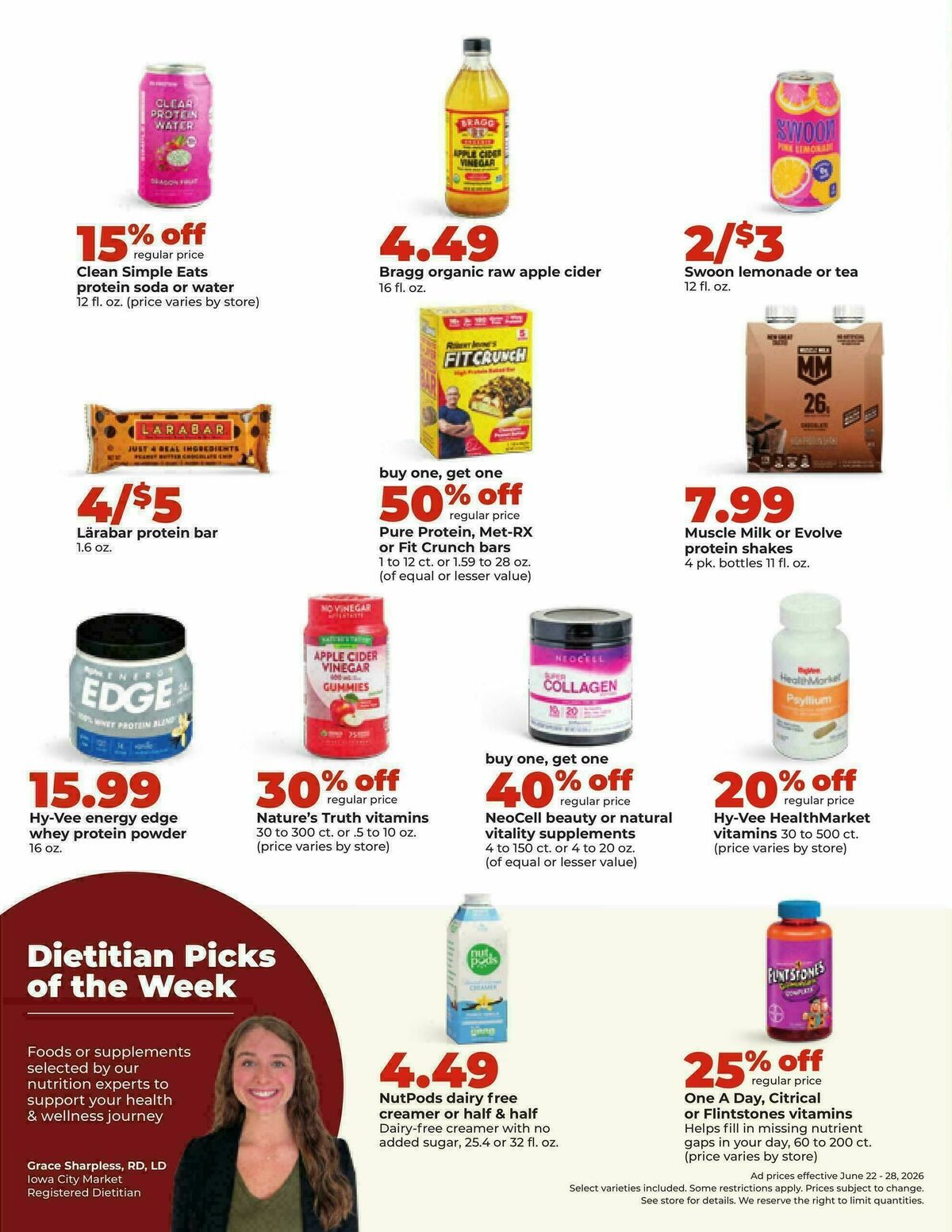 Hy-Vee Weekly Ad from June 22