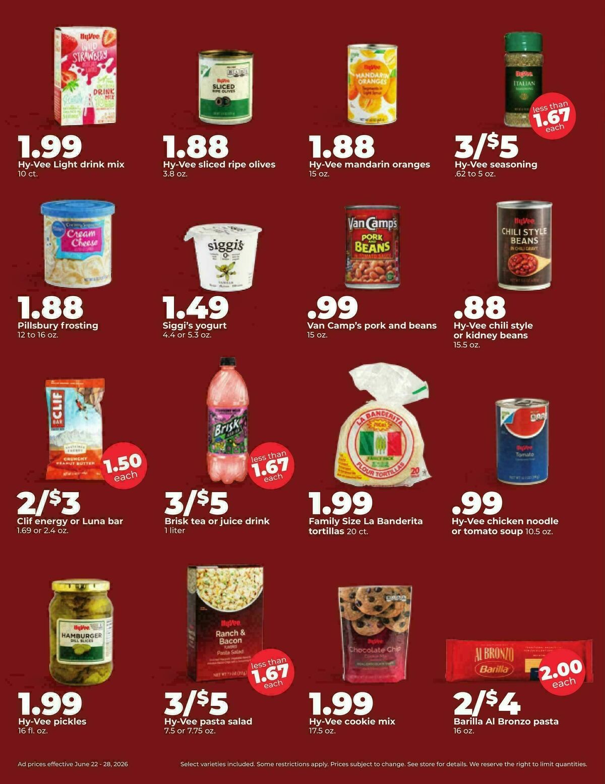 Hy-Vee Weekly Ad from June 22