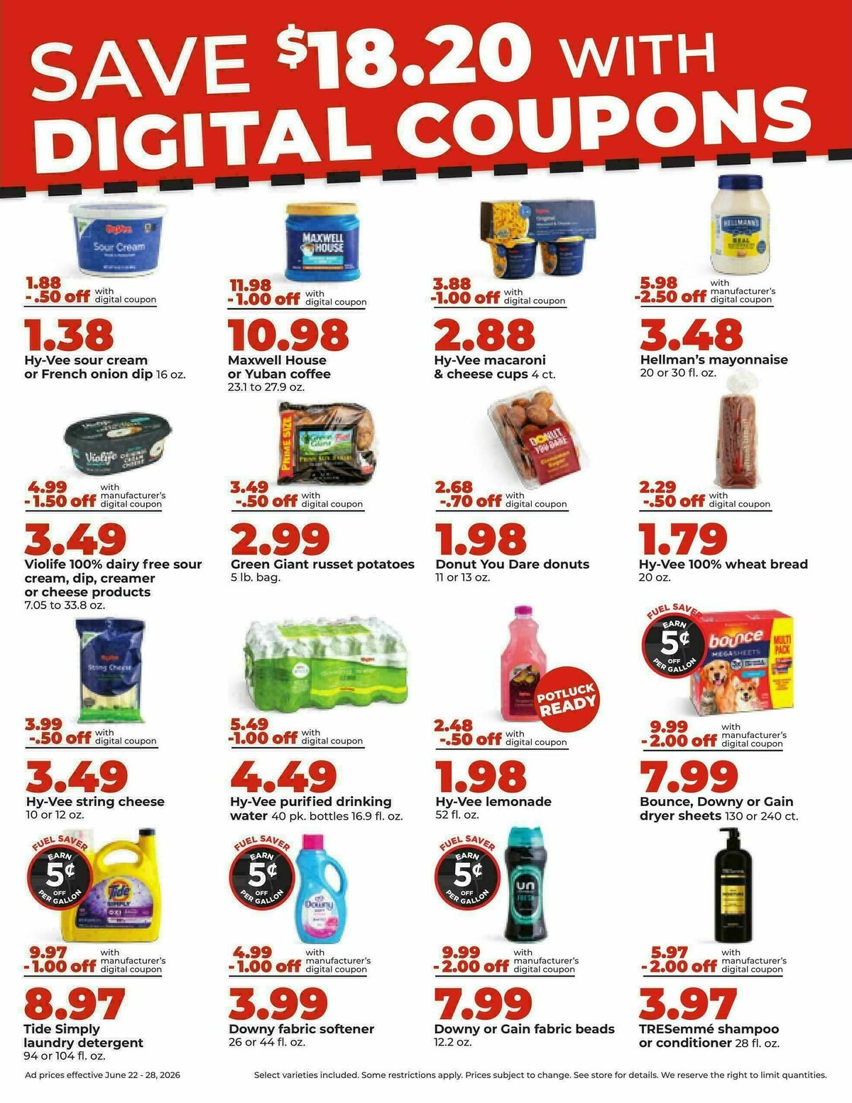 Hy-Vee Weekly Ad from June 22
