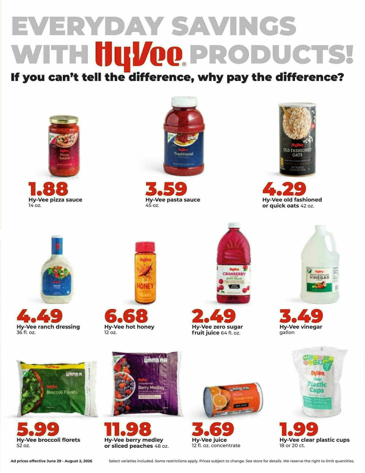 Hy-Vee Weekly Ad from June 29