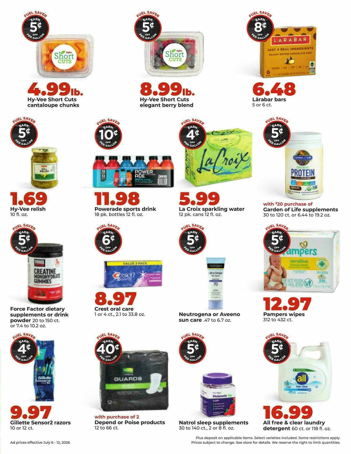 Hy-Vee Weekly Ad from July 6