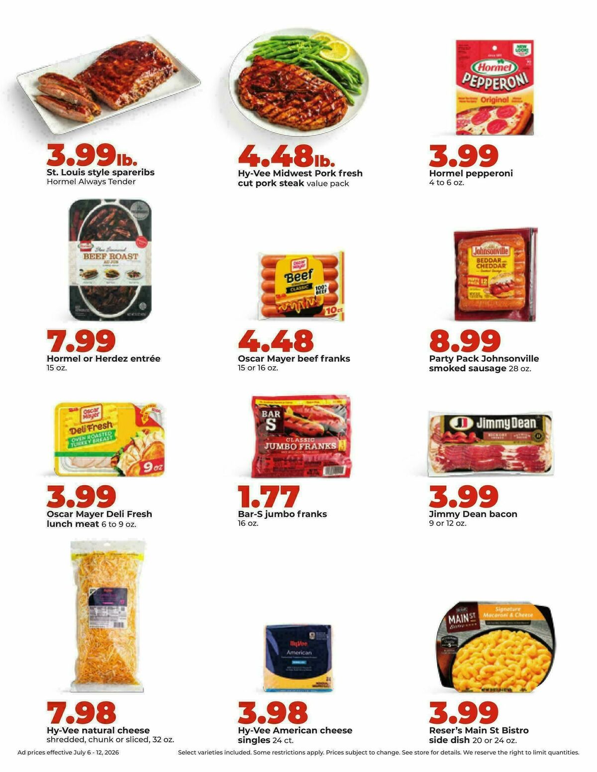 Hy-Vee Weekly Ad from July 6