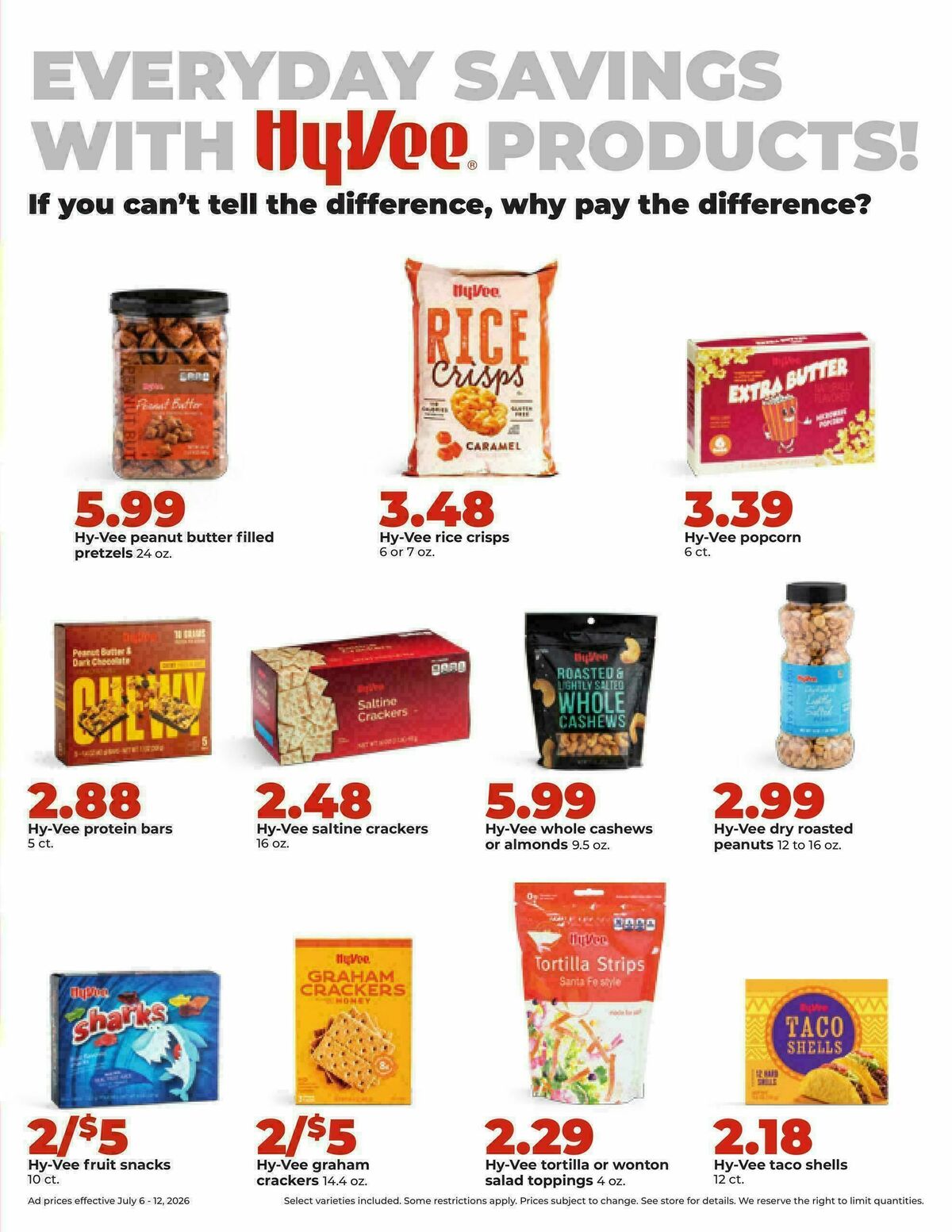 Hy-Vee Weekly Ad from July 6
