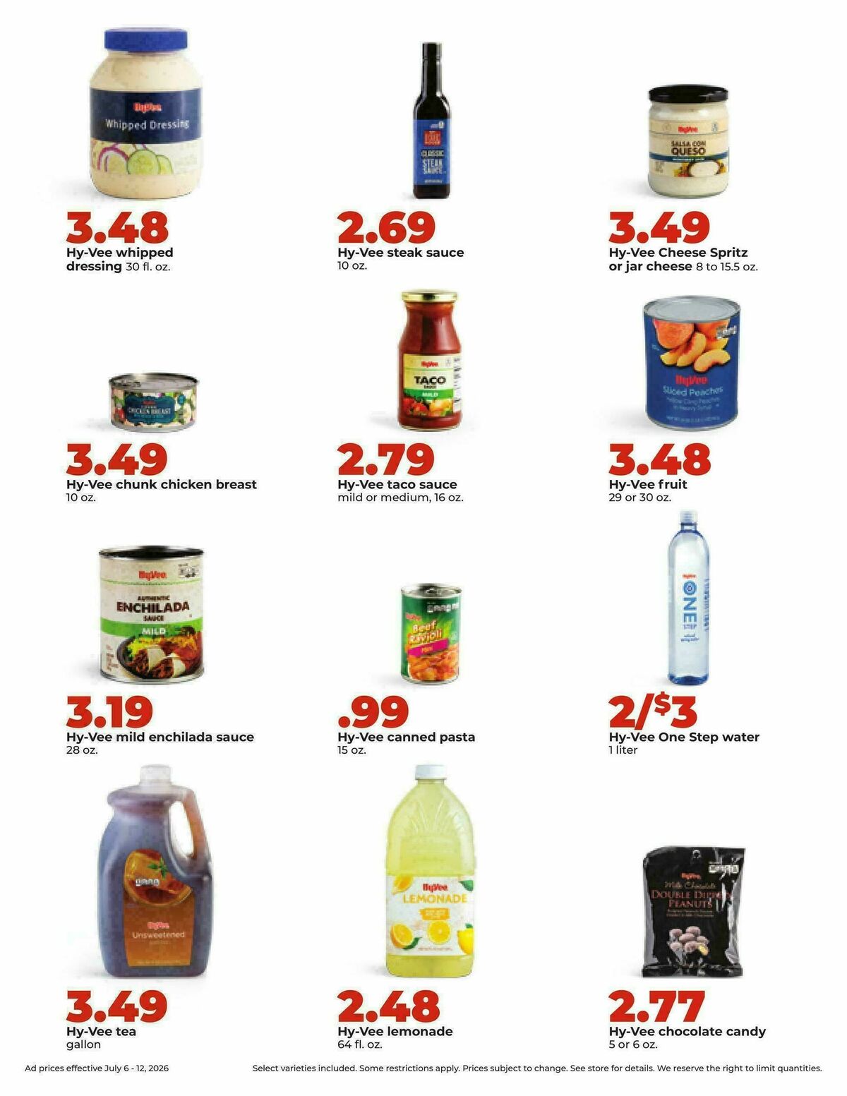 Hy-Vee Weekly Ad from July 6
