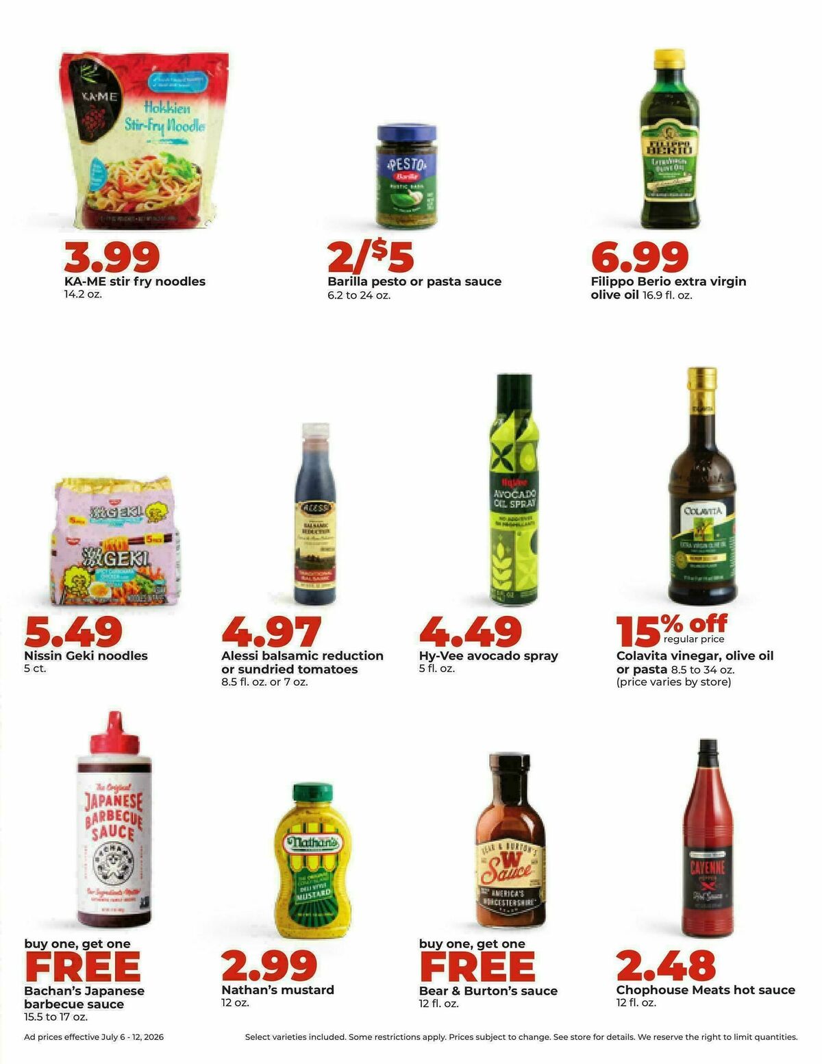 Hy-Vee Weekly Ad from July 6