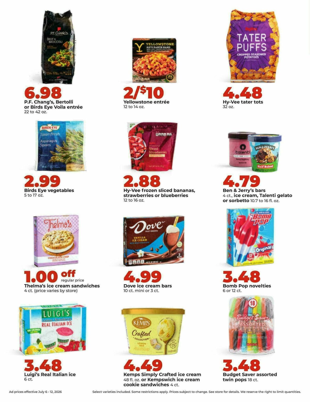 Hy-Vee Weekly Ad from July 6