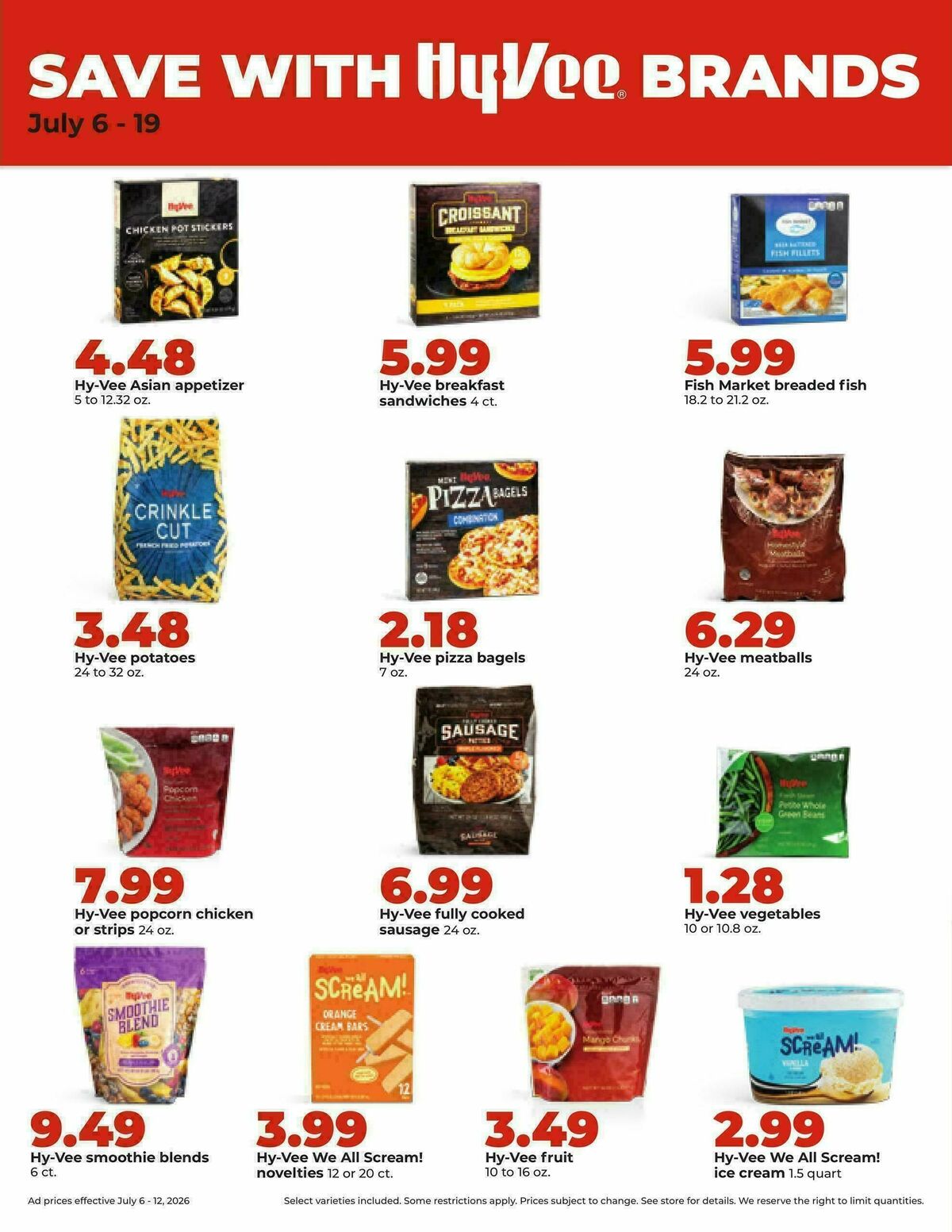 Hy-Vee Weekly Ad from July 6