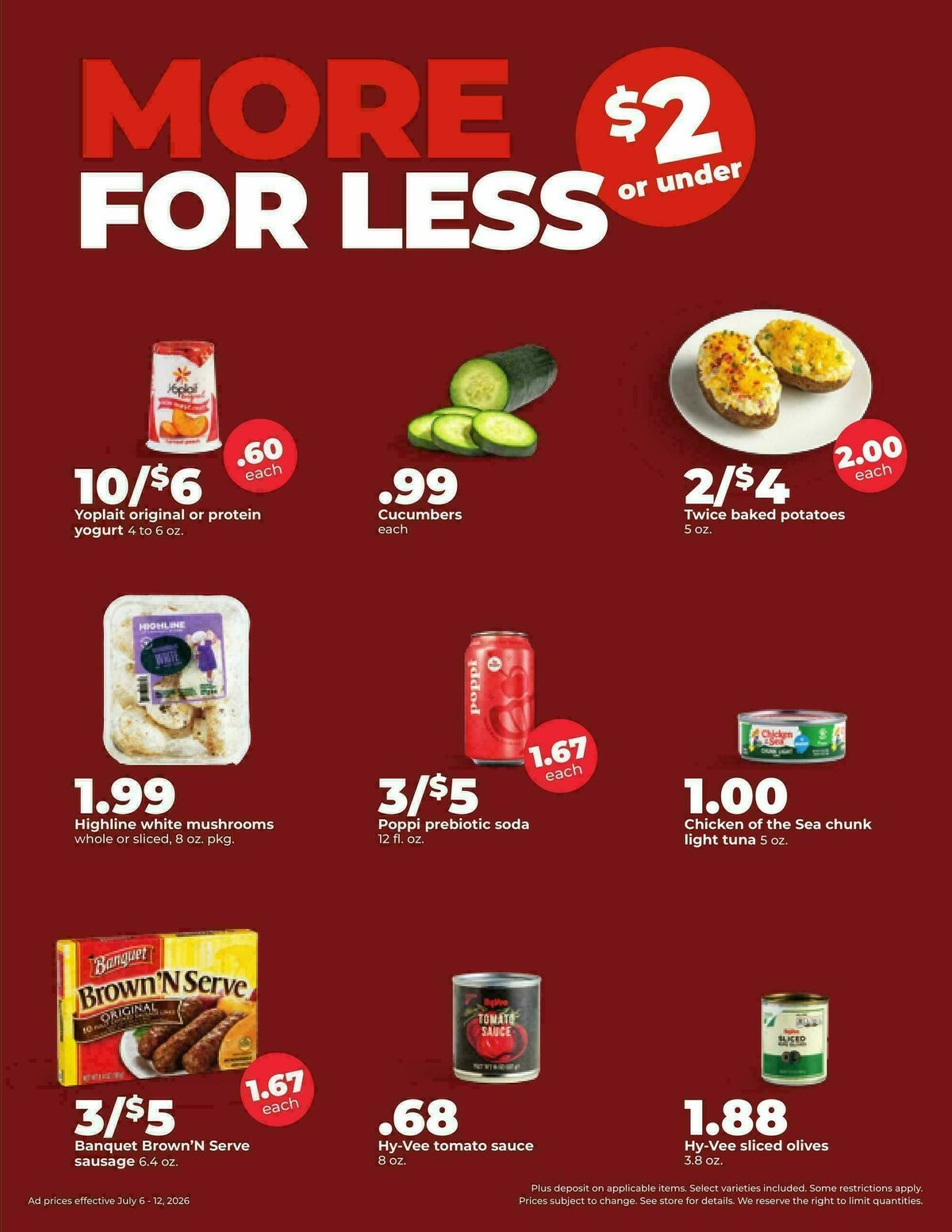 Hy-Vee Weekly Ad from July 6