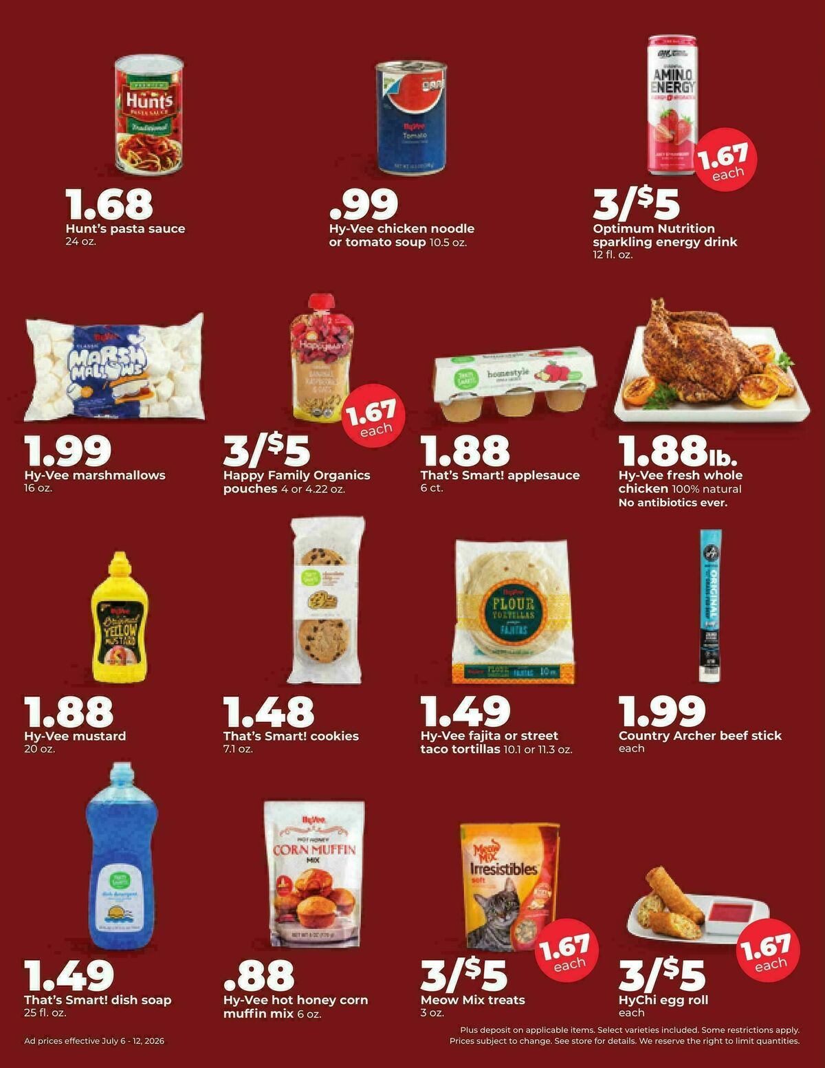 Hy-Vee Weekly Ad from July 6