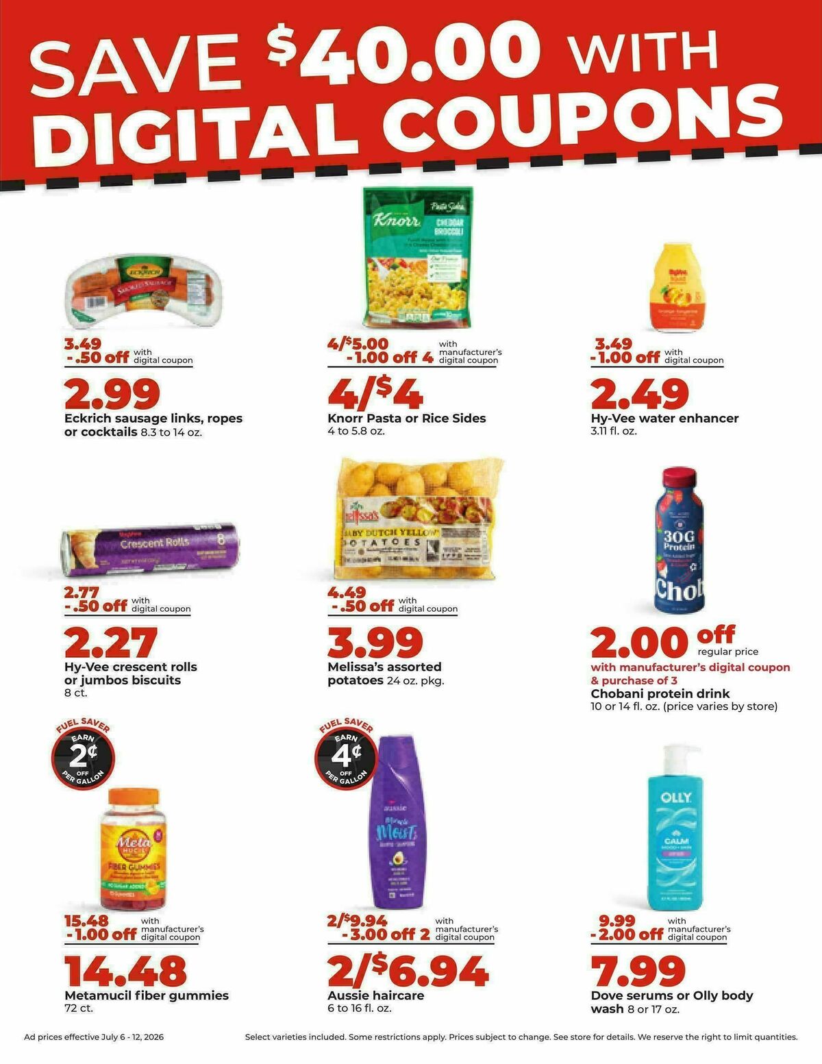 Hy-Vee Weekly Ad from July 6