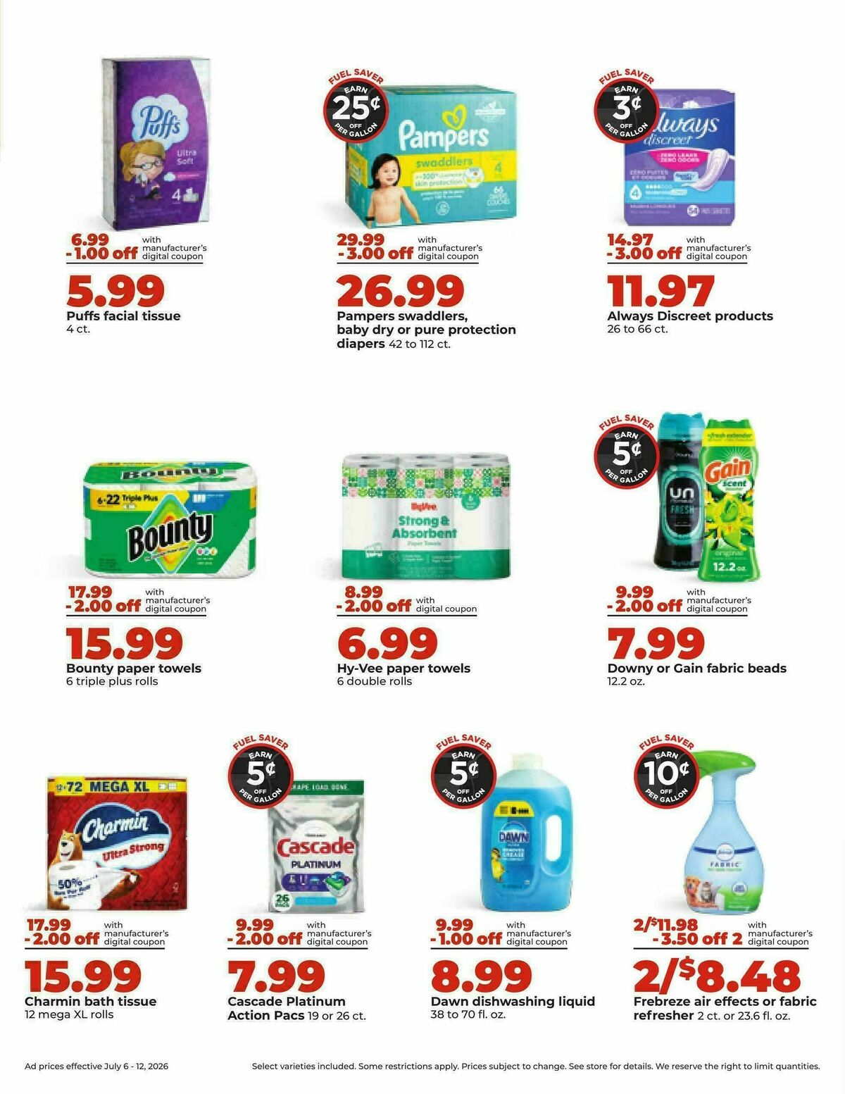 Hy-Vee Weekly Ad from July 6