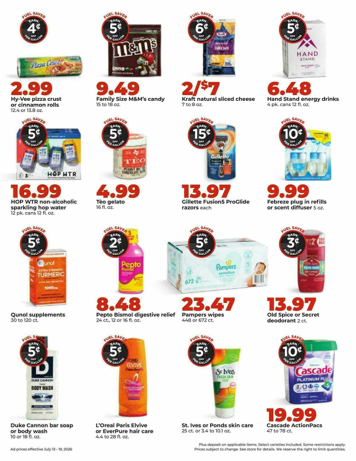 Hy-Vee Weekly Ad from July 13