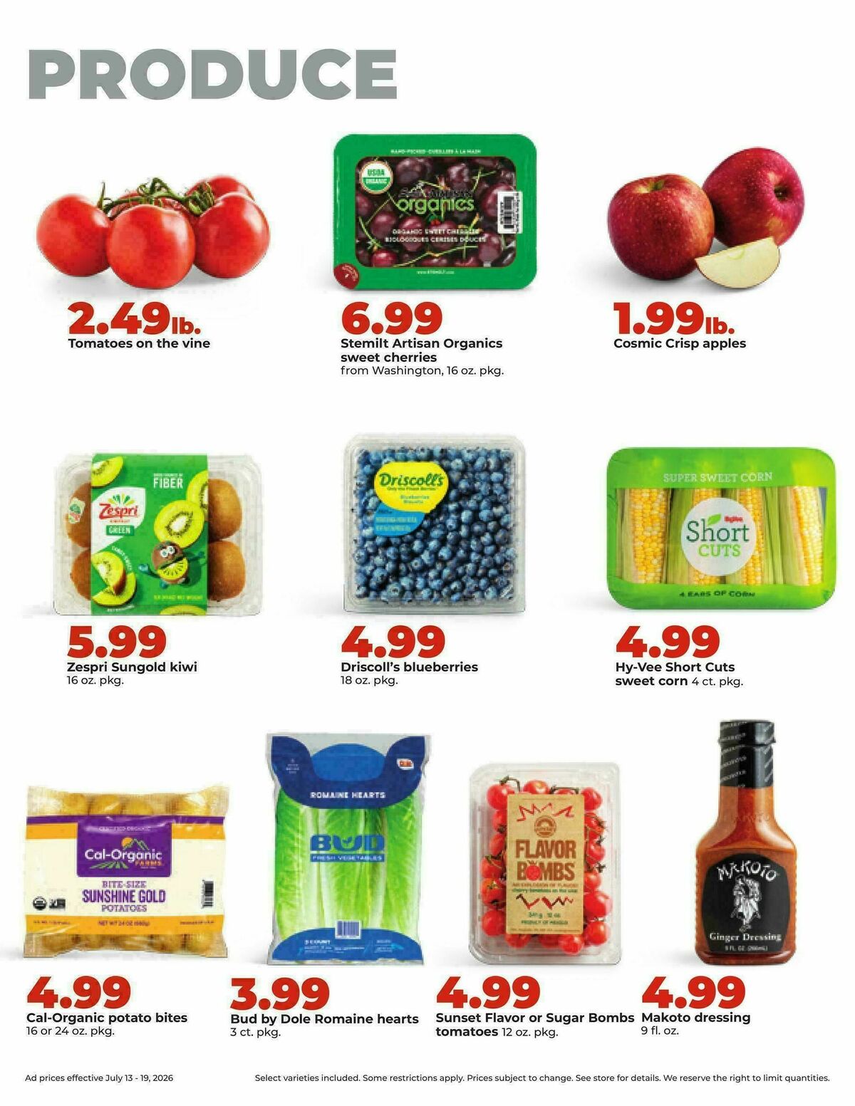 Hy-Vee Weekly Ad from July 13