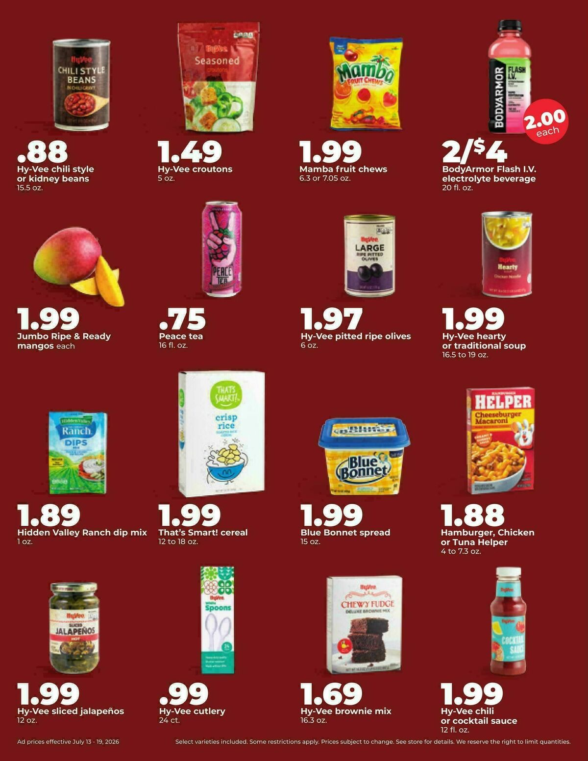 Hy-Vee Weekly Ad from July 13