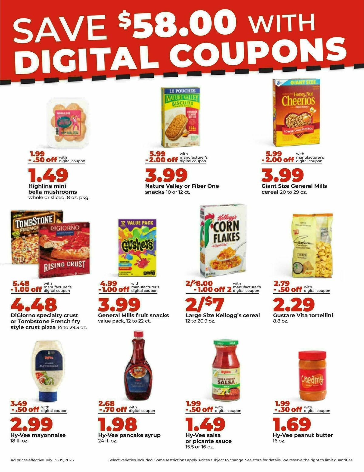 Hy-Vee Weekly Ad from July 13