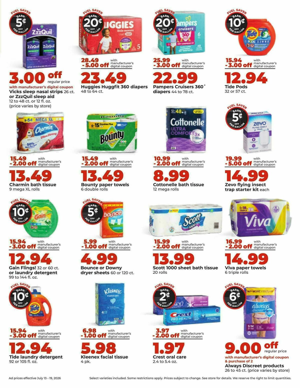 Hy-Vee Weekly Ad from July 13
