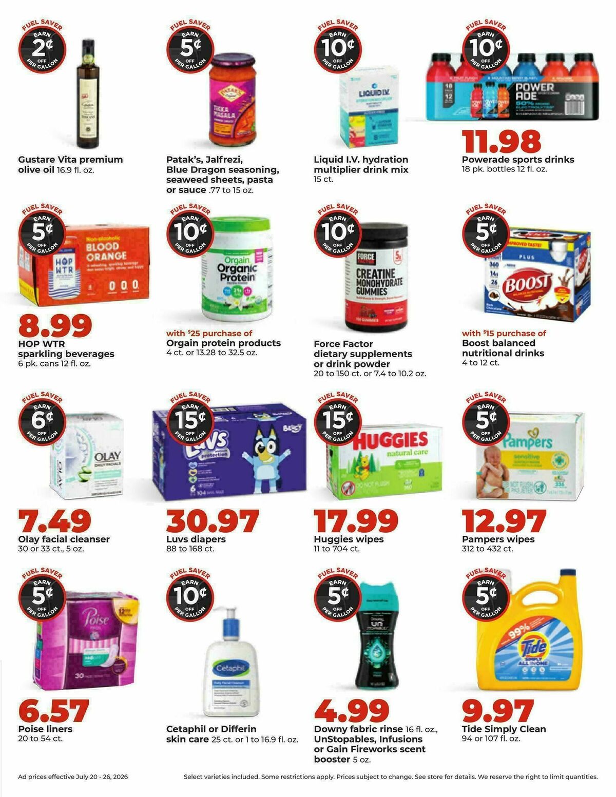 Hy-Vee Weekly Ad from July 20